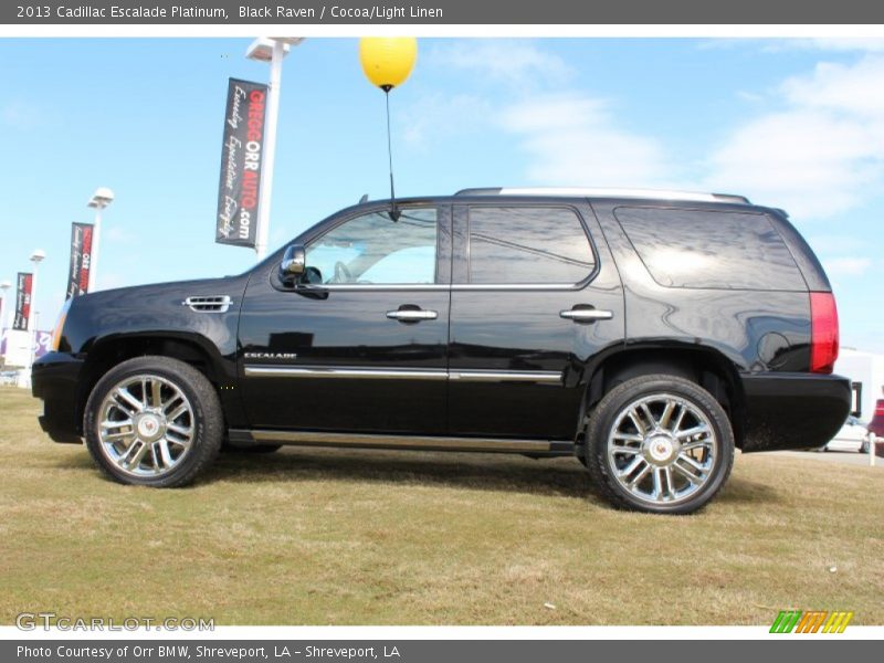  2013 Escalade Platinum Black Raven