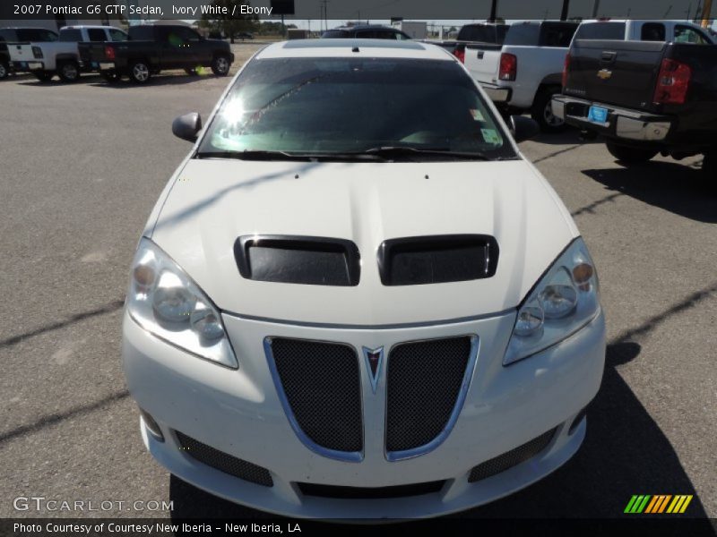 Ivory White / Ebony 2007 Pontiac G6 GTP Sedan