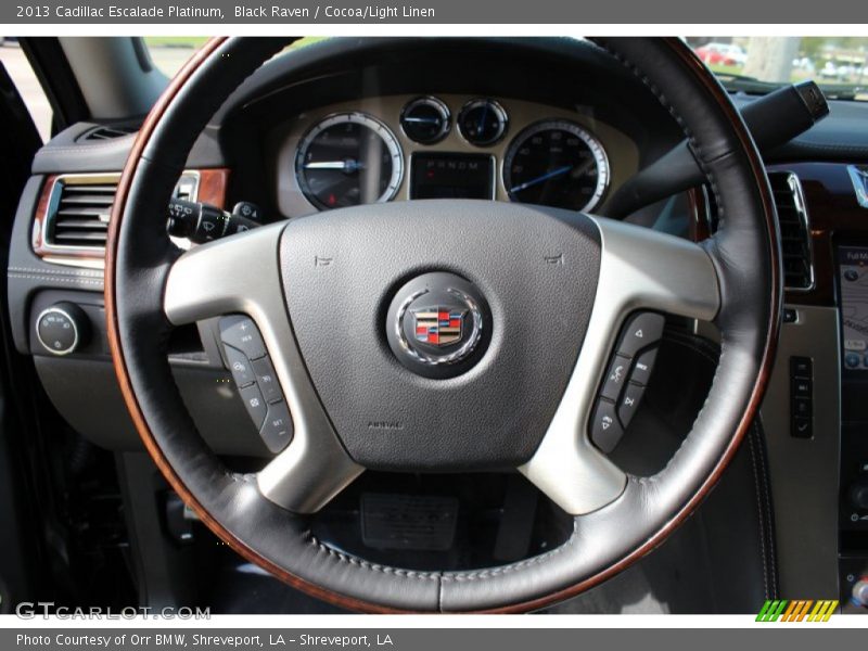  2013 Escalade Platinum Steering Wheel