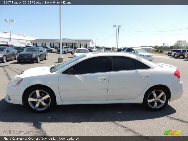 Ivory White / Ebony 2007 Pontiac G6 GTP Sedan
