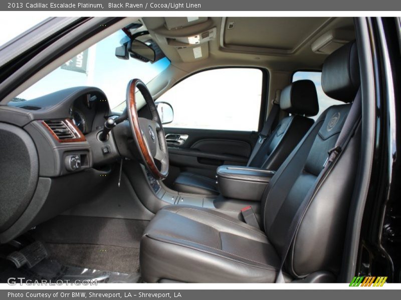  2013 Escalade Platinum Cocoa/Light Linen Interior