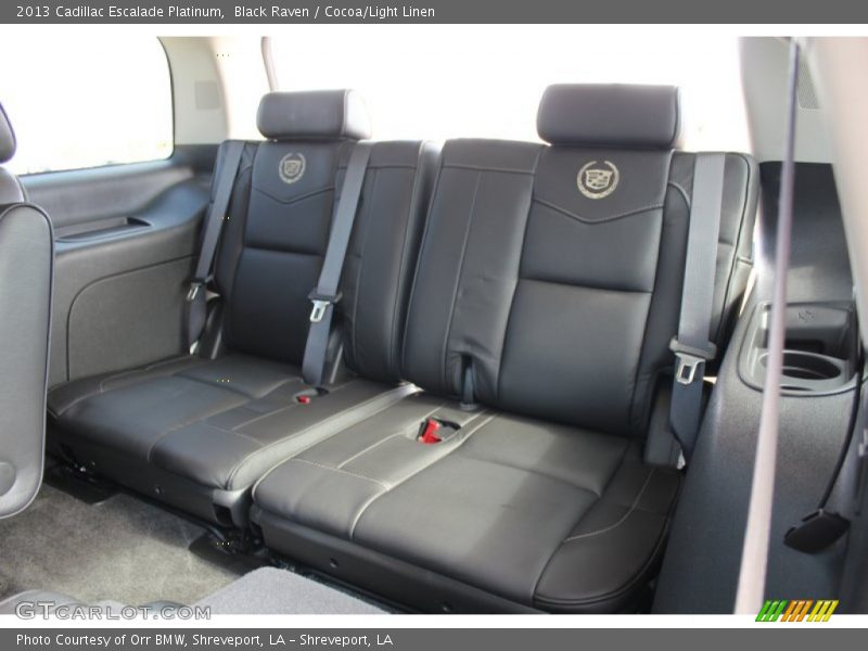 Rear Seat of 2013 Escalade Platinum