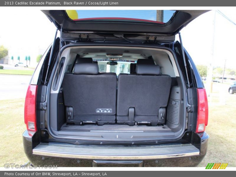  2013 Escalade Platinum Trunk