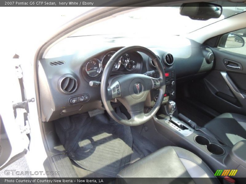 Ivory White / Ebony 2007 Pontiac G6 GTP Sedan