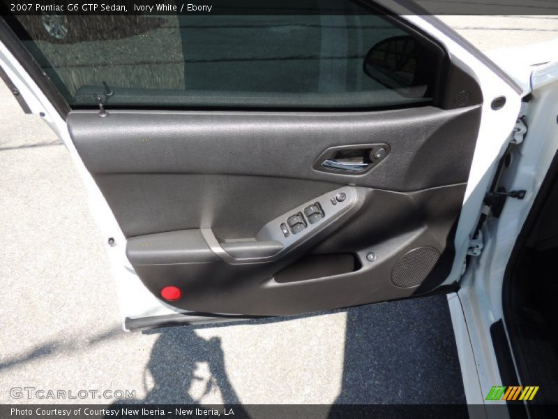 Ivory White / Ebony 2007 Pontiac G6 GTP Sedan