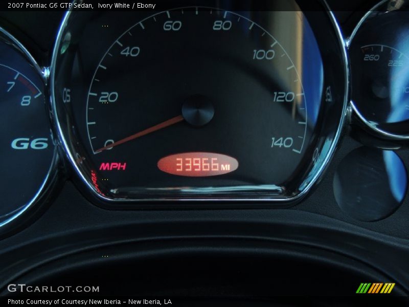Ivory White / Ebony 2007 Pontiac G6 GTP Sedan