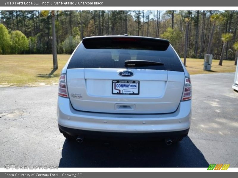 Ingot Silver Metallic / Charcoal Black 2010 Ford Edge SE