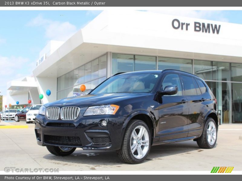 Carbon Black Metallic / Oyster 2013 BMW X3 xDrive 35i