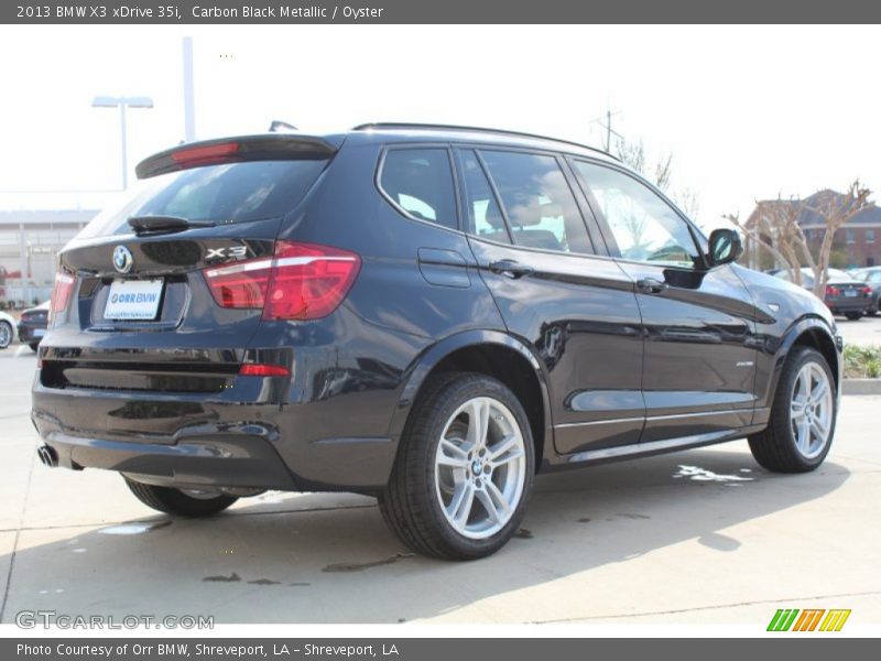 Carbon Black Metallic / Oyster 2013 BMW X3 xDrive 35i