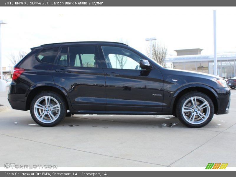 Carbon Black Metallic / Oyster 2013 BMW X3 xDrive 35i