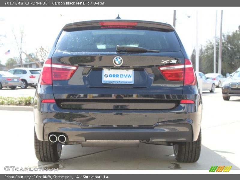 Carbon Black Metallic / Oyster 2013 BMW X3 xDrive 35i