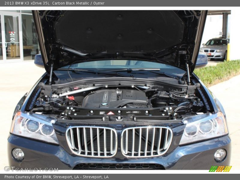 Carbon Black Metallic / Oyster 2013 BMW X3 xDrive 35i