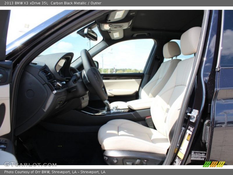  2013 X3 xDrive 35i Oyster Interior