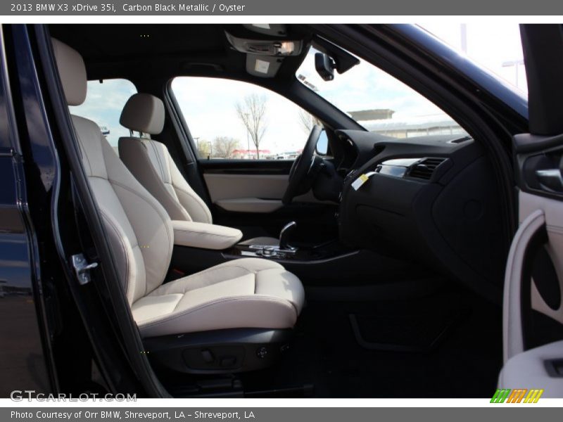 Carbon Black Metallic / Oyster 2013 BMW X3 xDrive 35i