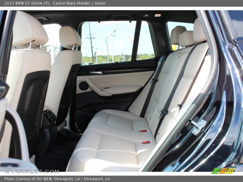 Rear Seat of 2013 X3 xDrive 35i