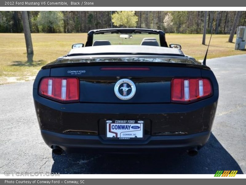 Black / Stone 2012 Ford Mustang V6 Convertible