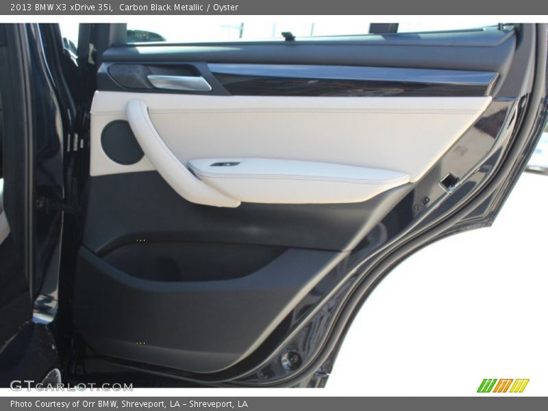 Carbon Black Metallic / Oyster 2013 BMW X3 xDrive 35i