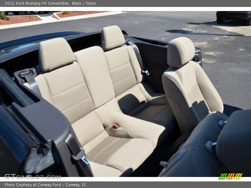 Black / Stone 2012 Ford Mustang V6 Convertible