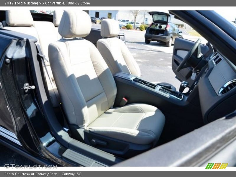 Black / Stone 2012 Ford Mustang V6 Convertible