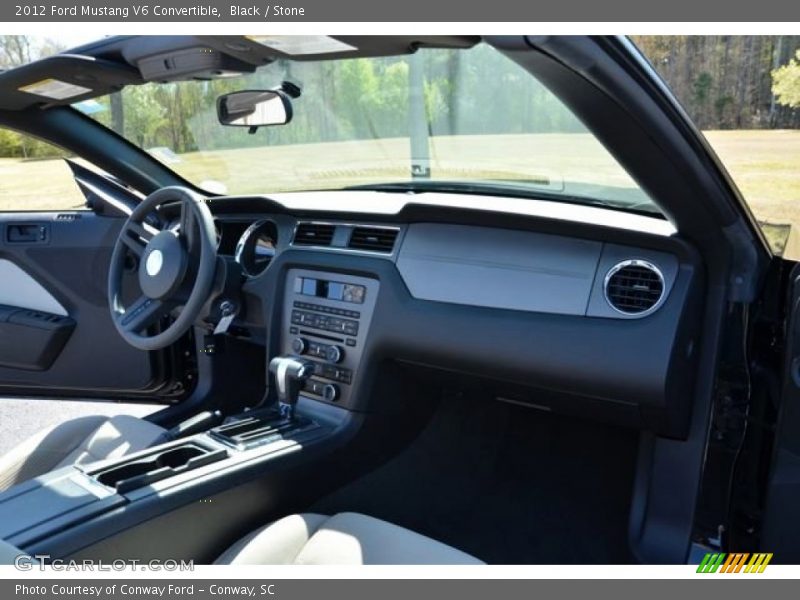 Black / Stone 2012 Ford Mustang V6 Convertible