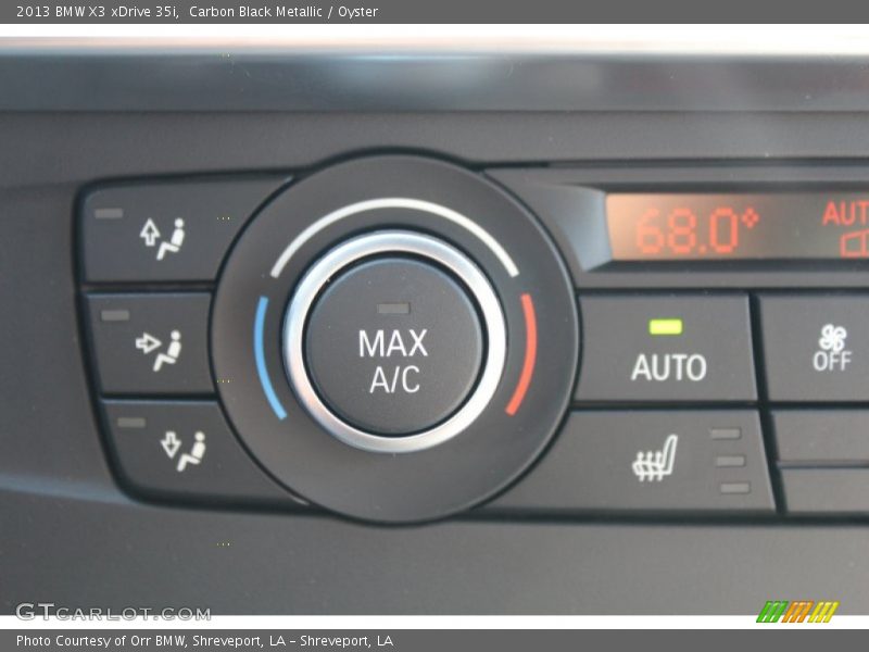 Carbon Black Metallic / Oyster 2013 BMW X3 xDrive 35i