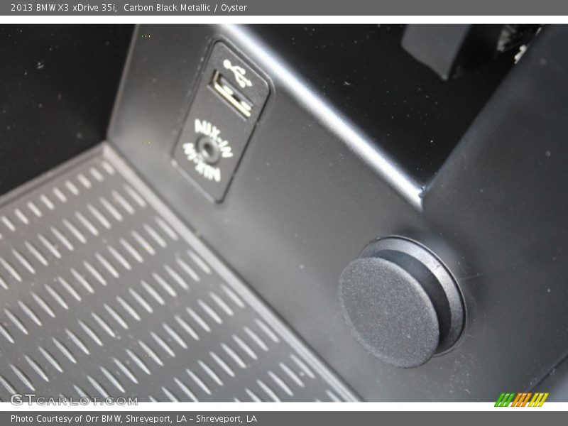 Carbon Black Metallic / Oyster 2013 BMW X3 xDrive 35i