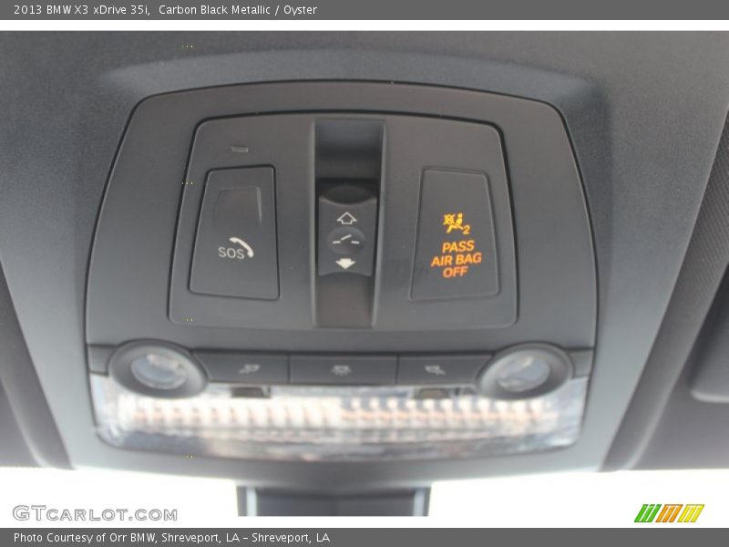 Carbon Black Metallic / Oyster 2013 BMW X3 xDrive 35i