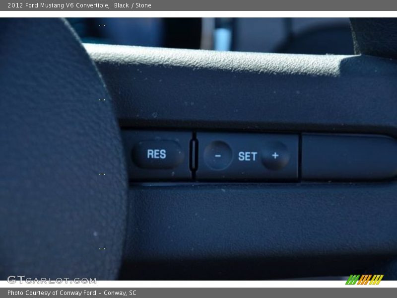 Black / Stone 2012 Ford Mustang V6 Convertible