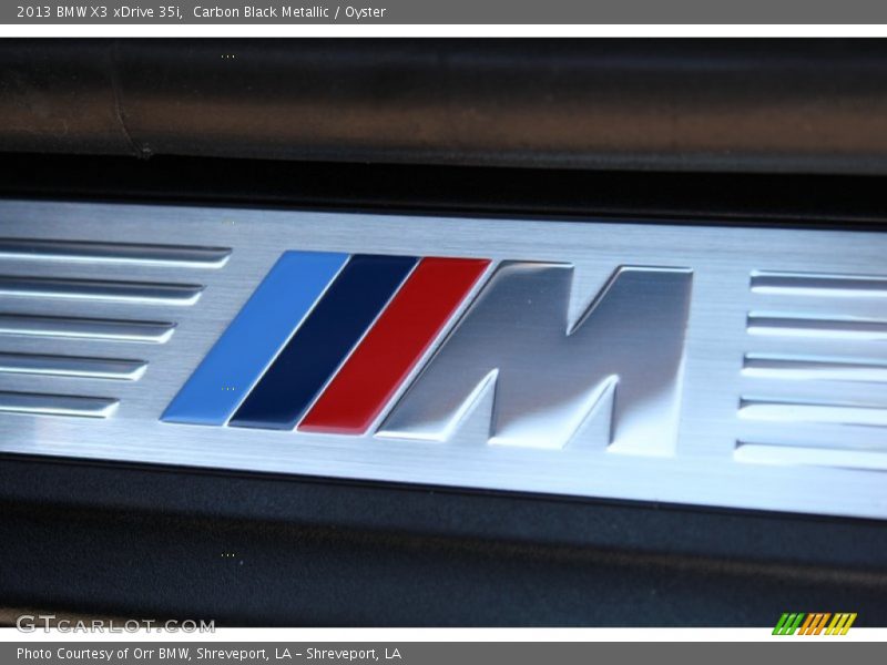 Carbon Black Metallic / Oyster 2013 BMW X3 xDrive 35i