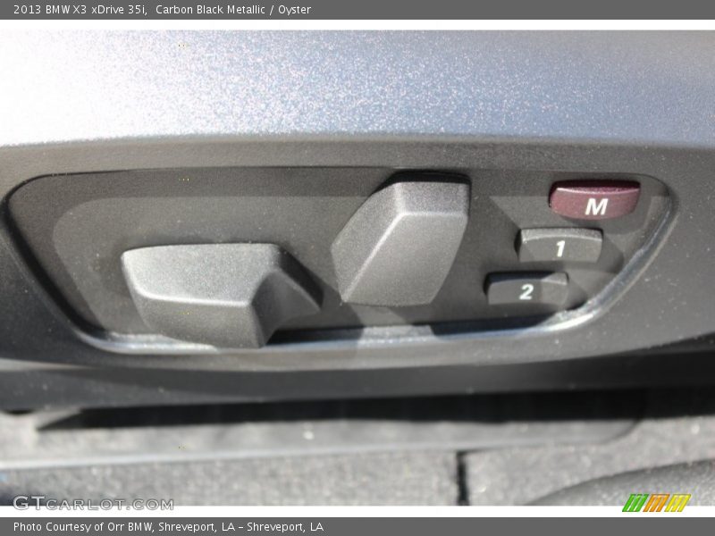 Carbon Black Metallic / Oyster 2013 BMW X3 xDrive 35i
