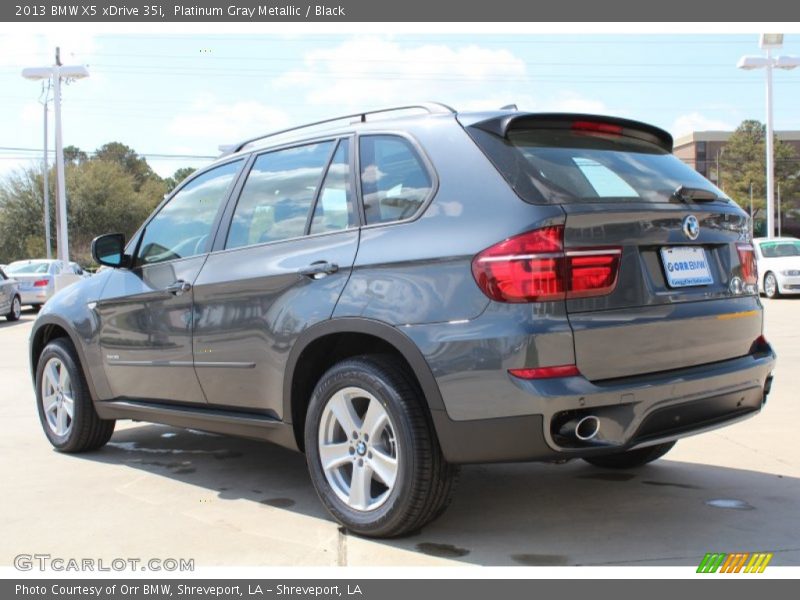 Platinum Gray Metallic / Black 2013 BMW X5 xDrive 35i