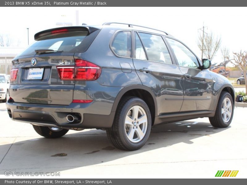 Platinum Gray Metallic / Black 2013 BMW X5 xDrive 35i