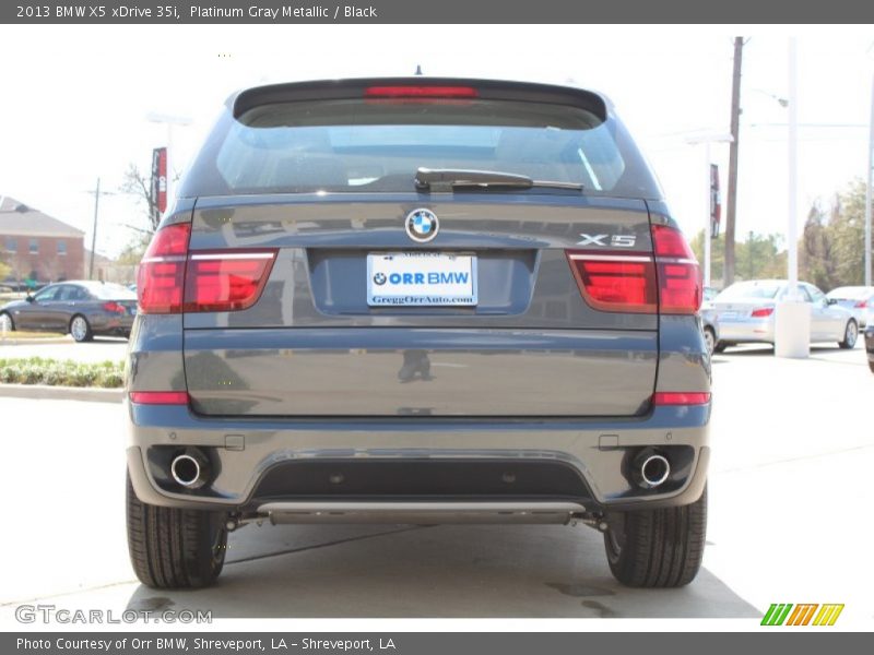 Platinum Gray Metallic / Black 2013 BMW X5 xDrive 35i
