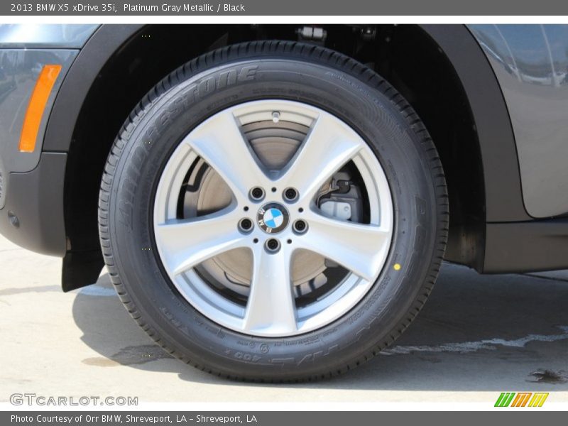 Platinum Gray Metallic / Black 2013 BMW X5 xDrive 35i