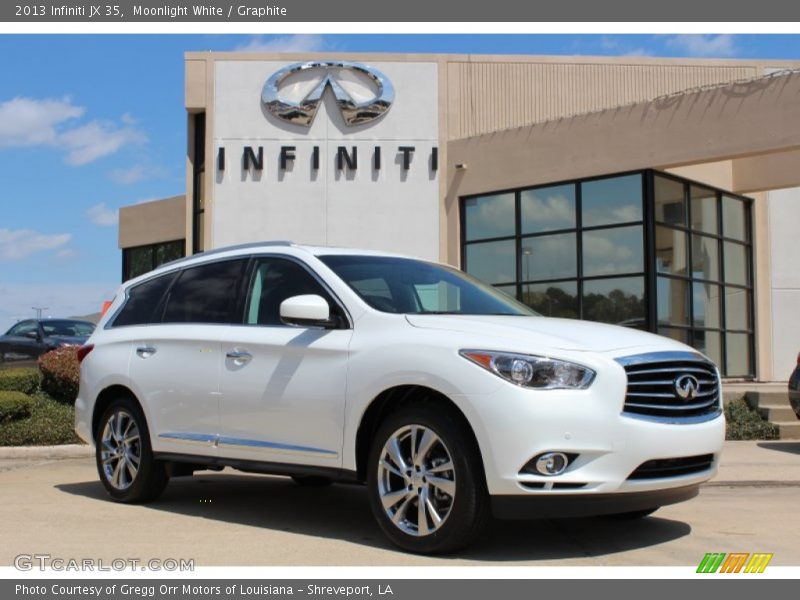 Moonlight White / Graphite 2013 Infiniti JX 35