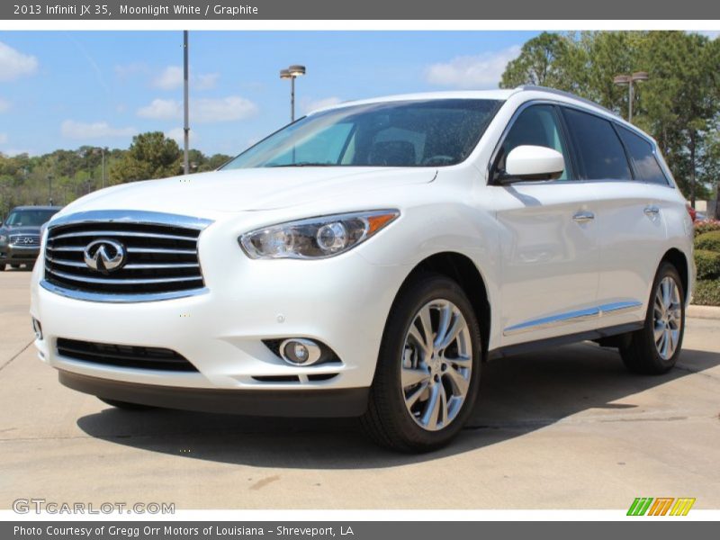 Moonlight White / Graphite 2013 Infiniti JX 35