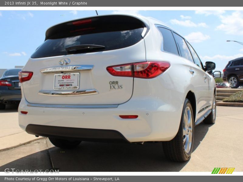 Moonlight White / Graphite 2013 Infiniti JX 35