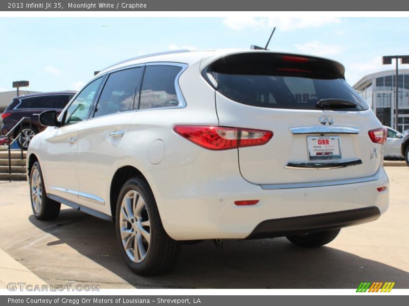 Moonlight White / Graphite 2013 Infiniti JX 35