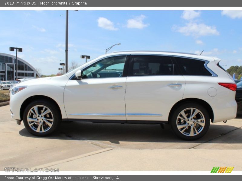 Moonlight White / Graphite 2013 Infiniti JX 35