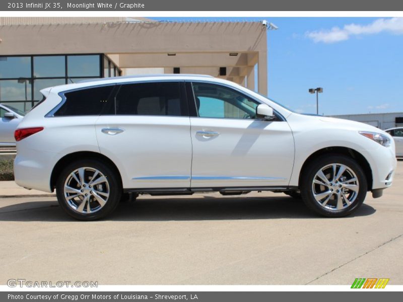 Moonlight White / Graphite 2013 Infiniti JX 35