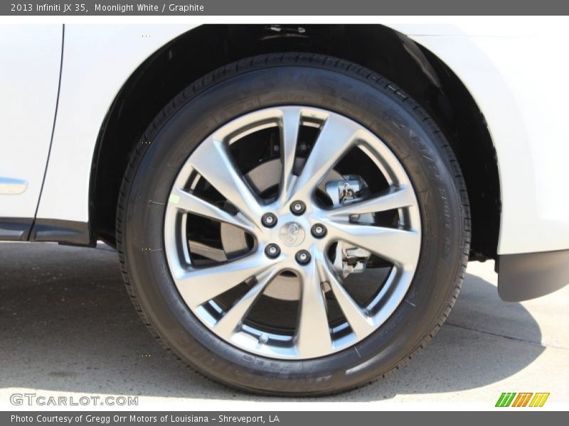 Moonlight White / Graphite 2013 Infiniti JX 35