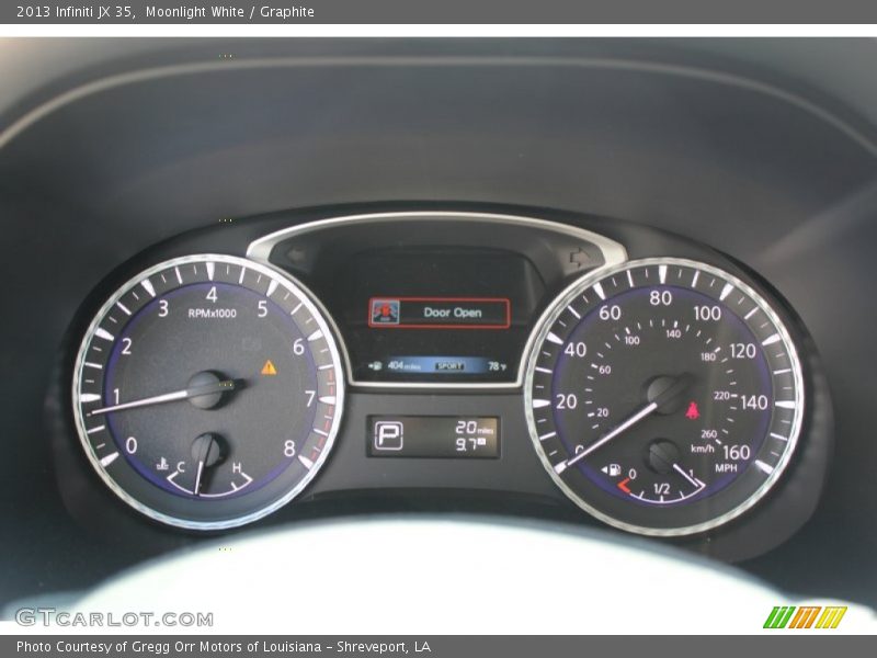Moonlight White / Graphite 2013 Infiniti JX 35