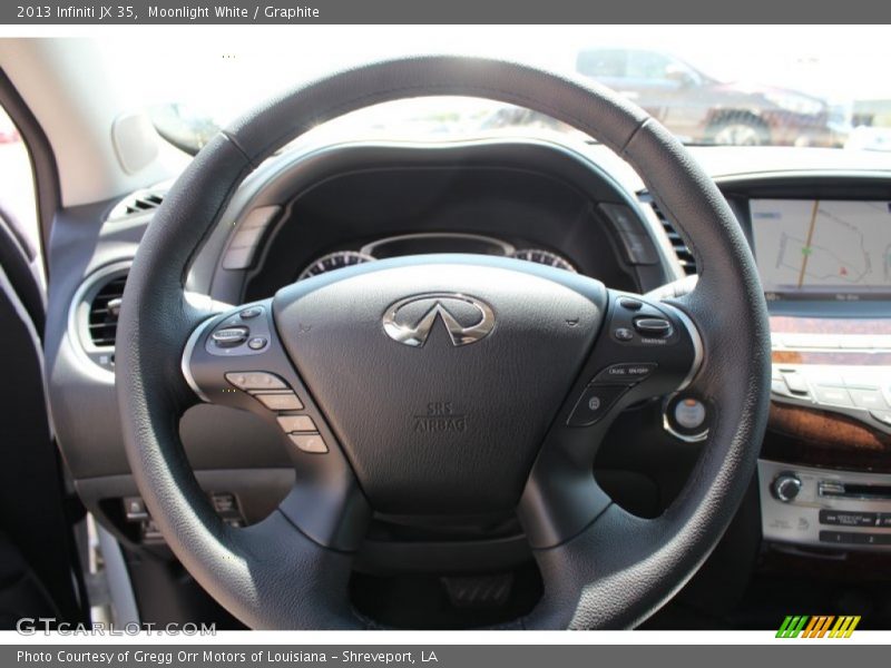 Moonlight White / Graphite 2013 Infiniti JX 35