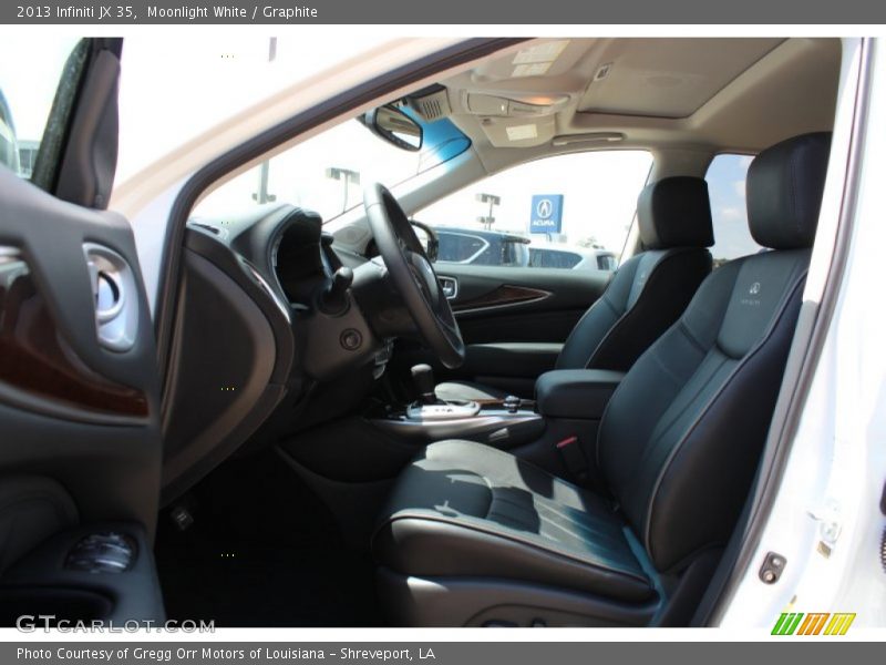 Moonlight White / Graphite 2013 Infiniti JX 35