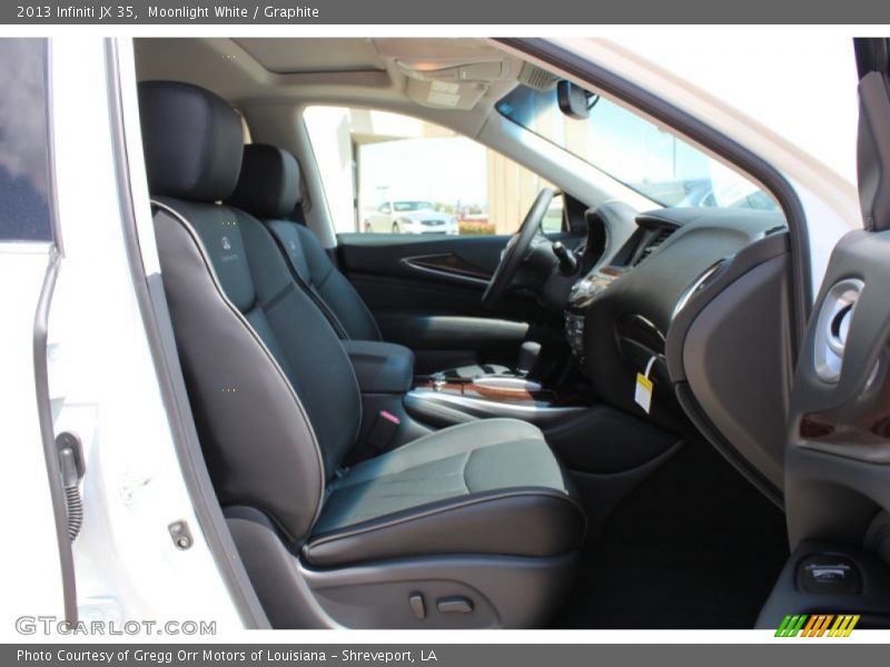 Moonlight White / Graphite 2013 Infiniti JX 35