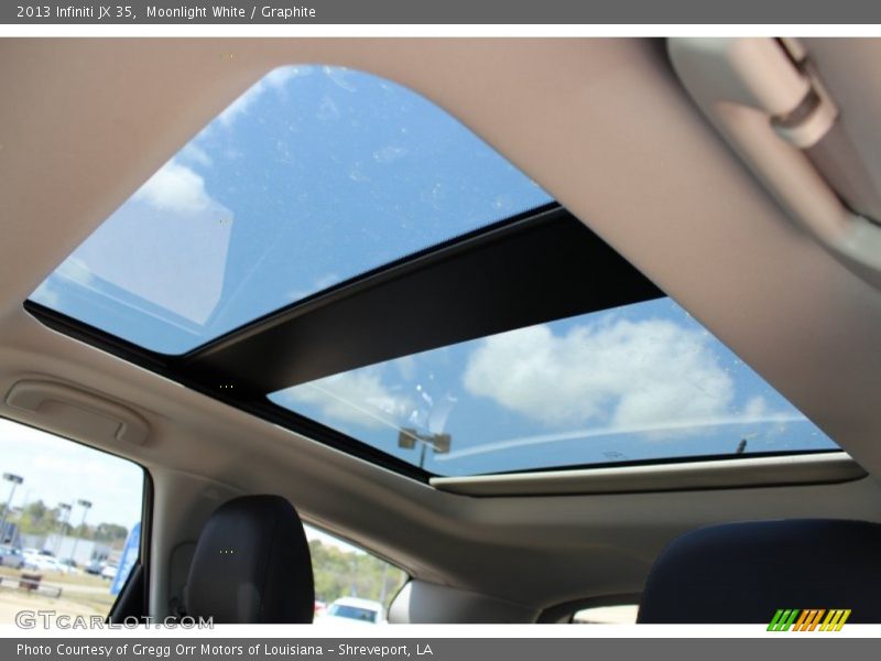 Moonlight White / Graphite 2013 Infiniti JX 35