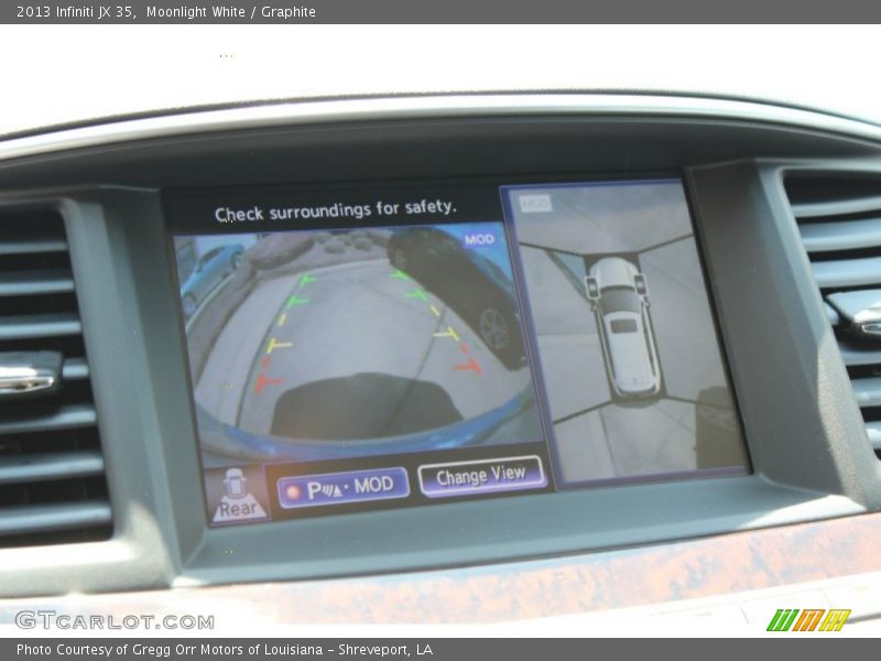 Moonlight White / Graphite 2013 Infiniti JX 35