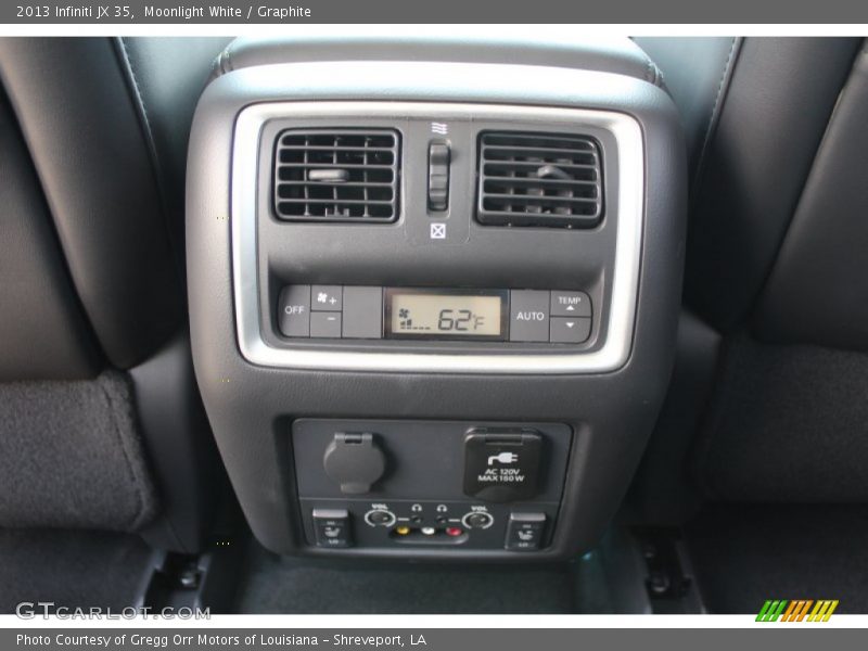 Moonlight White / Graphite 2013 Infiniti JX 35