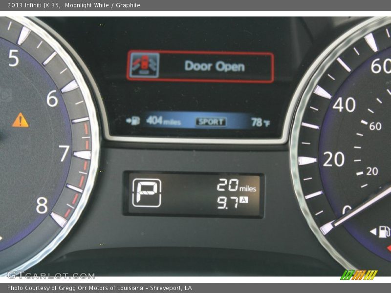 Moonlight White / Graphite 2013 Infiniti JX 35