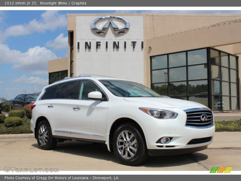 Moonlight White / Graphite 2013 Infiniti JX 35